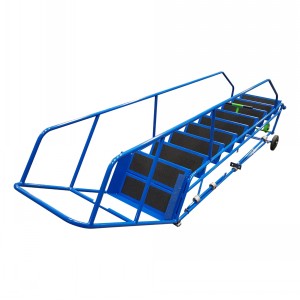 Industrial Mobile Access Steps 550mm Wide Knock Down